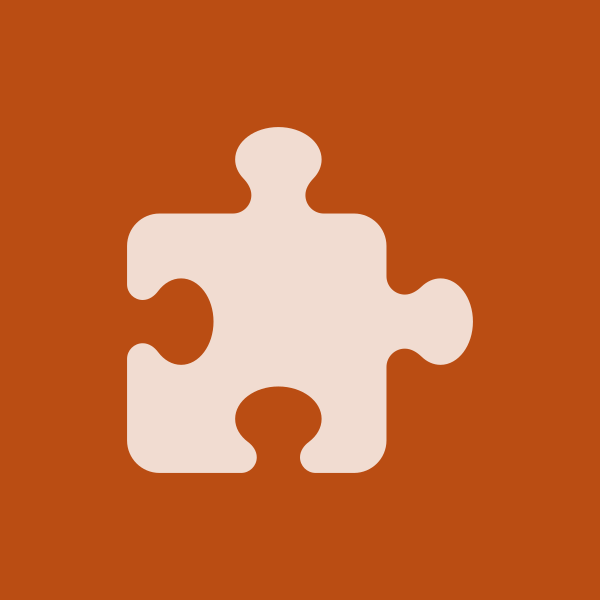 Symbole de pièce de puzzle